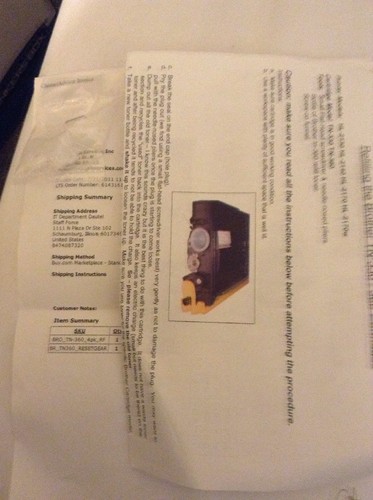 1 x Engranaje de reinicio para Brother TN-330 TN360 - Imagen 2 de 2