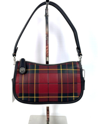 coach swinger glovetanned leather shoulder bag