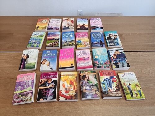 Menge 23 Romantik Taschenbuch Bücher 9 Harlekin 1 Avon mehr verschiedene Carr Galerie + - Bild 2 von 17
