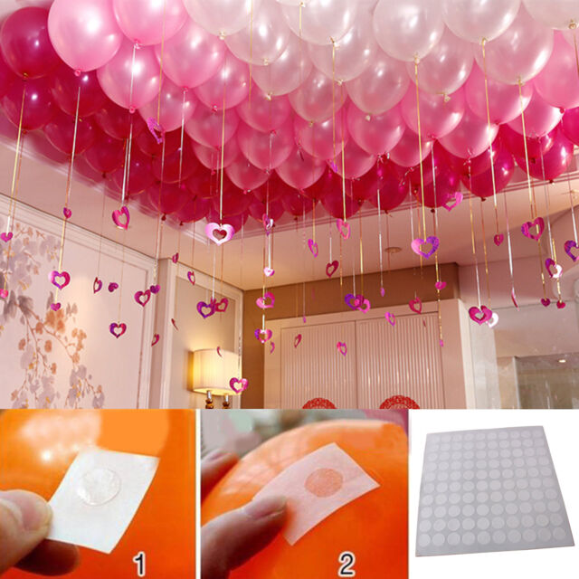 Points Balloon Attachment Glue Dot Ceiling Party Home Decor Wall Stickers 300pcs