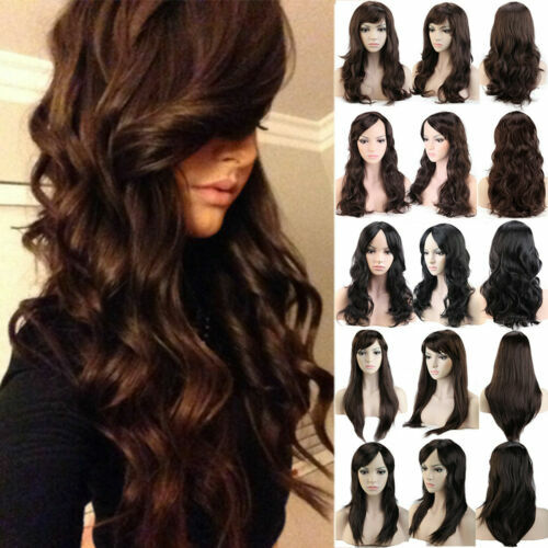 Wigs By Kim Long Layered Heat Resistant Wig – Warm Medium Brown, 23 Inches, Stretch Lace Cap - View #6