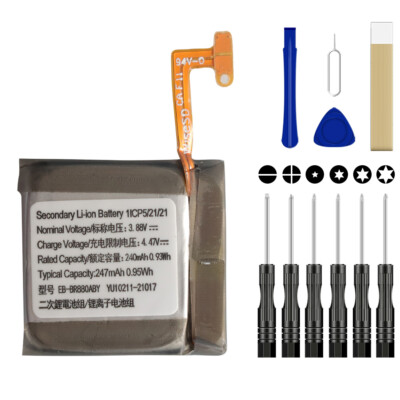 For Samsung Galaxy Watch 4 40mm SM-R860 Battery EB-BR880ABY Tool