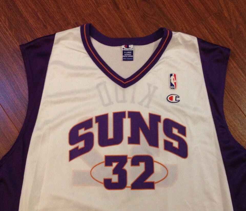 Adidas Phoenix Suns Authentic White Jason Kidd Throwback Jersey