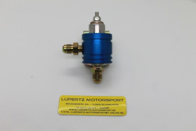 Webcon Alpha 0-5 Bar einstellbar Alu blau Benzindruckregler Kraftstoff Dash 6 