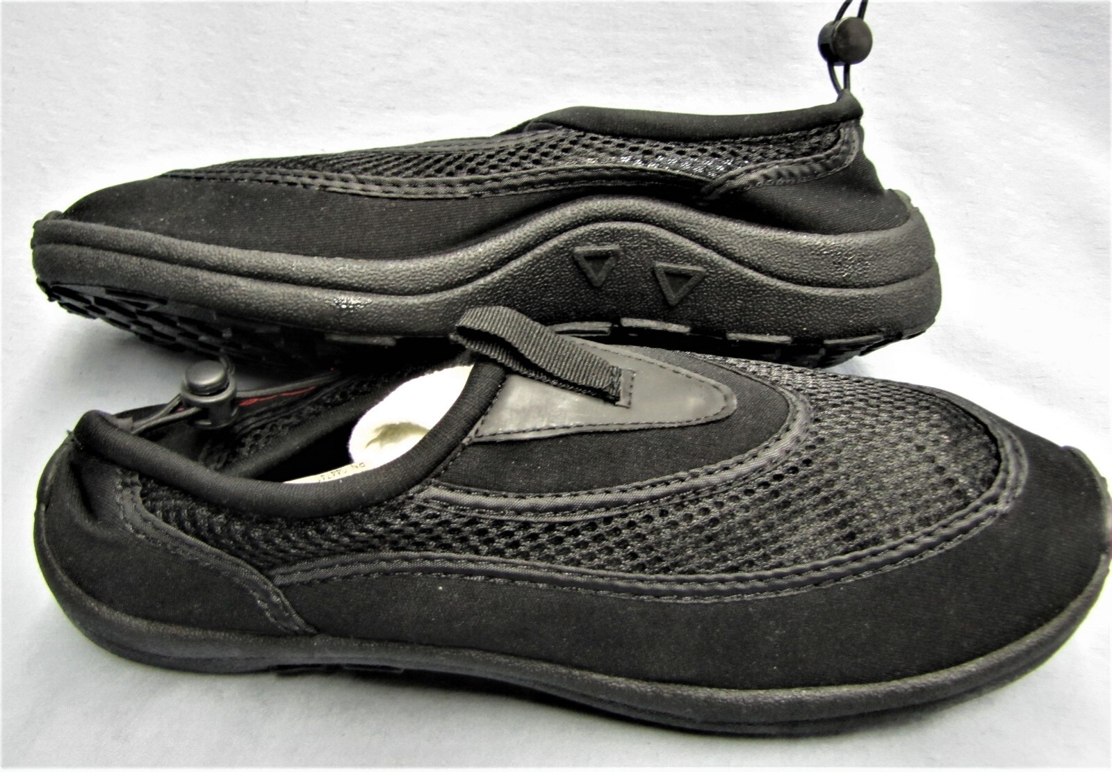 NOS Ocean Ridge Beach, Pool, Deck, Sand, Boat, Water Shoes Size 10 Black