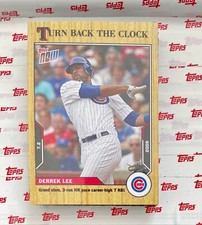 🛑 DERREK LEE 2021 TOPPS NOW TURN BACK THE CLOCK #93 CHICAGO CUBS 🔥