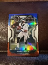 2020 Panini Prizm Rookie Red White & Blue Prizm #343 Jalen Hurts (RC) Eagles
