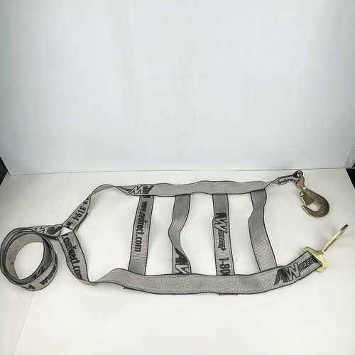 AW Direct Basket Strap with Twisted Flat Snap Hooks 1650Lbs WLL Set of 2 USED