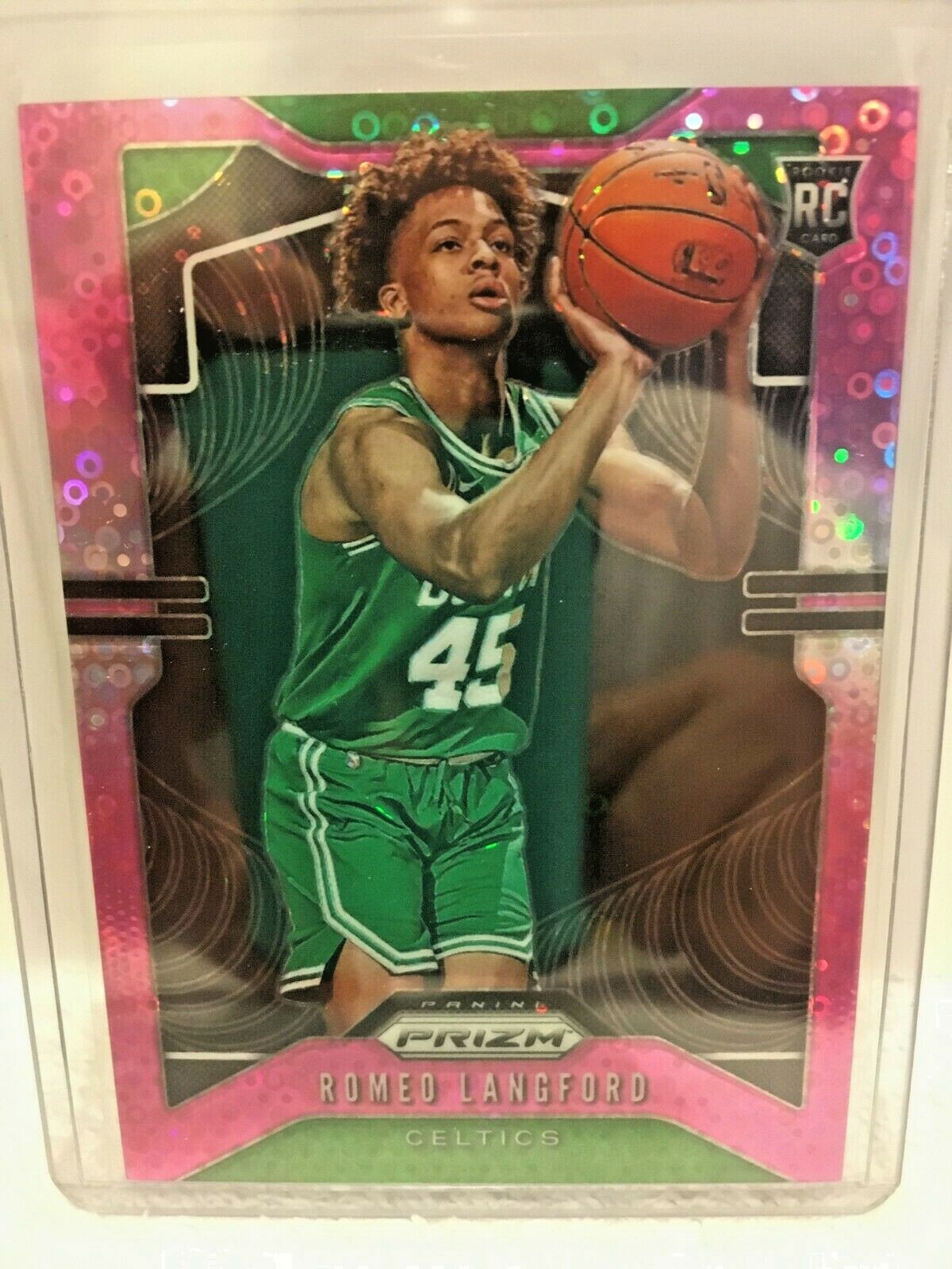 2019-20 Panini Prizm PINK Fast Break Romeo Langford RC Rookie #260 06/50 SP