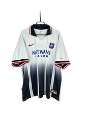 Rangers Away football shirt 1997 Soccer Nike Jersey Rare Mens Trikot Size XXL