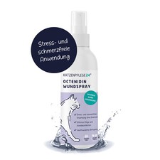 Katzenpflege24 Katzen Wundspray mit Octenidin...