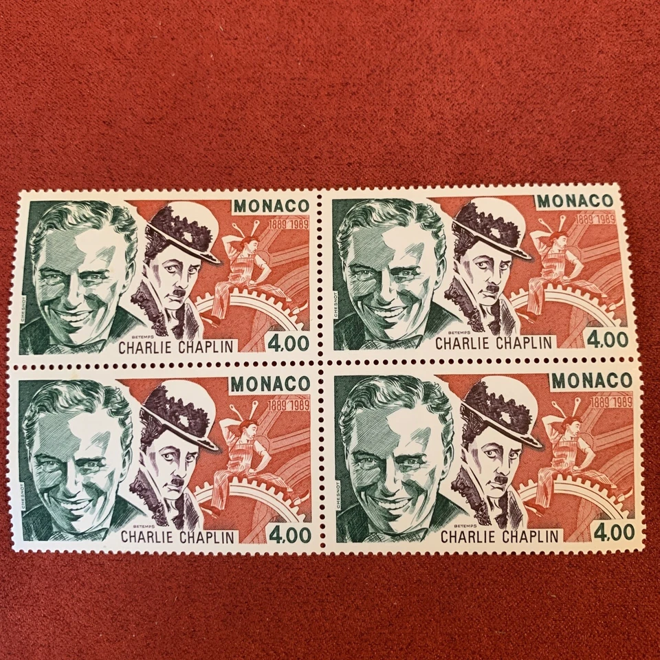 Stamps-MONACO, MNH, #1678-79 THEATER AND FILM- SEE DESCRIPTION - Image 3 of 3