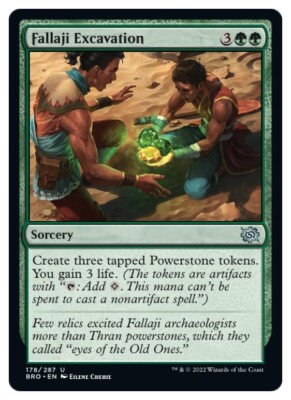 Magic the Gathering - Fallaji Excavation - BRO-EN178 MtG NM