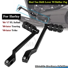 Heel Toe Shift Lever Shifter Peg For Harley Road Street Electra Glide FL Softail
