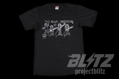 Supreme The Velvet Underground Drawing Tee Black S M L Xl Fw19 T