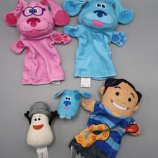 Melissa And Doug Blues Clues N You Hand Puppets Blue Magenta Josh Salt Mini Lot