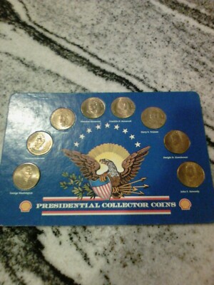Presidental Shell Coin Collection 8 Coins | eBay
