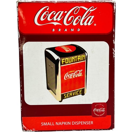Producto con licencia oficial de Coca Cola dispensador de servilletas pequeño servicio de fuente nuevo - Imagen 10 de 13