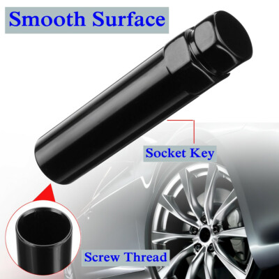 Spline Key Adapter 1 Black Spline Key Adapter for Spike Lug Nut (Key Only) 6 Spline Socket ...