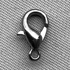 Small Lobster Claw Clasps 10x6mm Gunmetal Plated Alloy Q80 Per Pkg