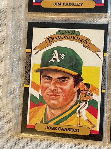 1987 Donruss Diamond Kings 11 Card Lot Joyner Canseco Ozzie Davis 2 Sax Brett - Picture 10 of 11