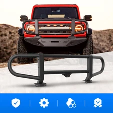 Front Bumper Bull Bar Fit Winch Plate Fit Ford Bronco 2/4 Doors 2021~2025 