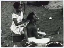 Michel Roueche - Africa - 1950's Vintage Silver Print - 1