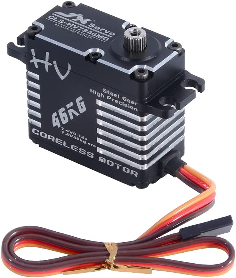 JX Servo CLSHV7346MG 46Kg Coreless High Precision Steel Gear Full CNC