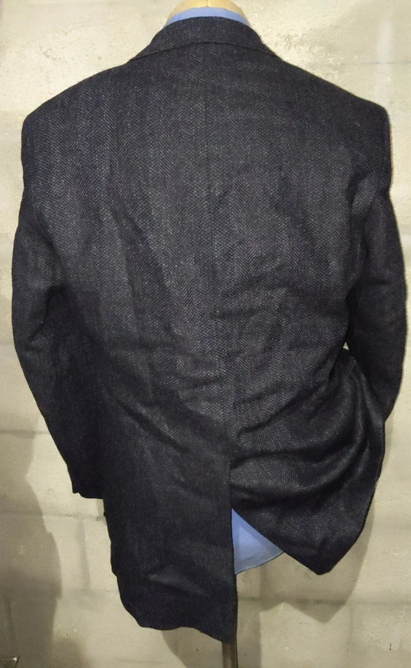 Chaqueta Blazer Abrigo Deportivo 42R Brooks Brothers Azul Rosa Colorido ESCOCIA Tweed Foto 4 de 4