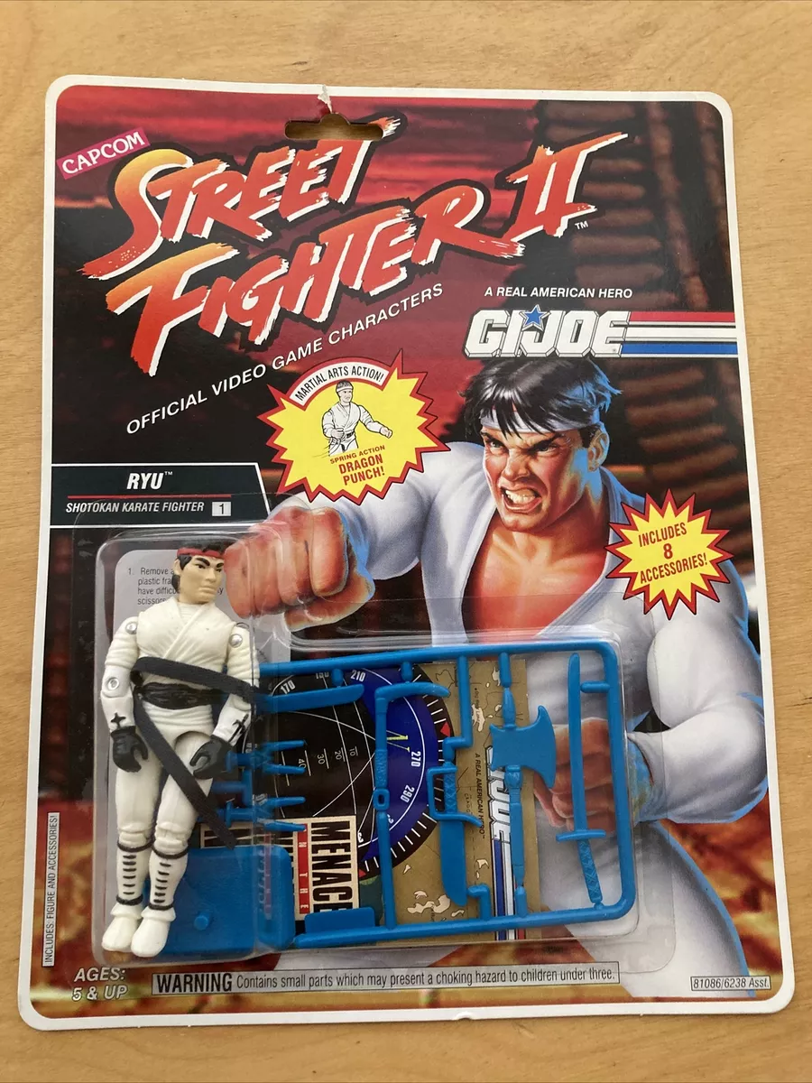 1993 Hasbro G.I. Joe Carded Action Figure - Capcom Street Fighter II Vega