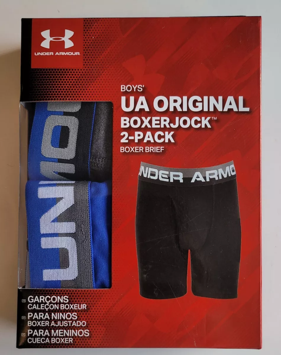 Under Armour Boys Performance Boxer Briefs YMD YLG Youth UA