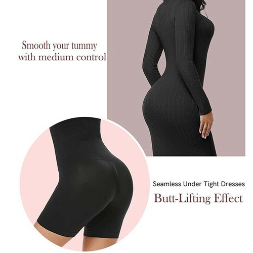 Pantalones cortos modeladores de talla grande para mujer control de abdomen modelador corporal adelgazante de muslos - Imagen 3 de 14