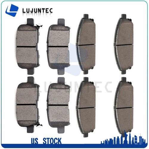 Pastillas de freno delanteras traseras de cerámica para Acura MDX 2003 2004 2005-2006 8 piezas