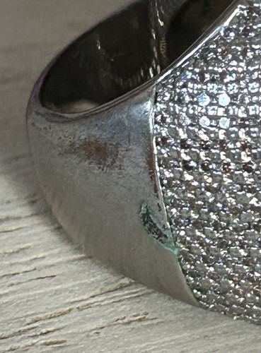 Medusa Grob Silber Zirkonia Ring Gr. 9,5 gebraucht - Bild 4 von 6