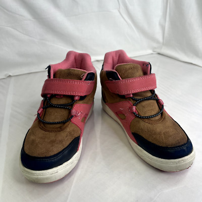 OshKosh BGosh Girls Fashion Fall Boots Size 12M Pink /Brown Comfy Shoes