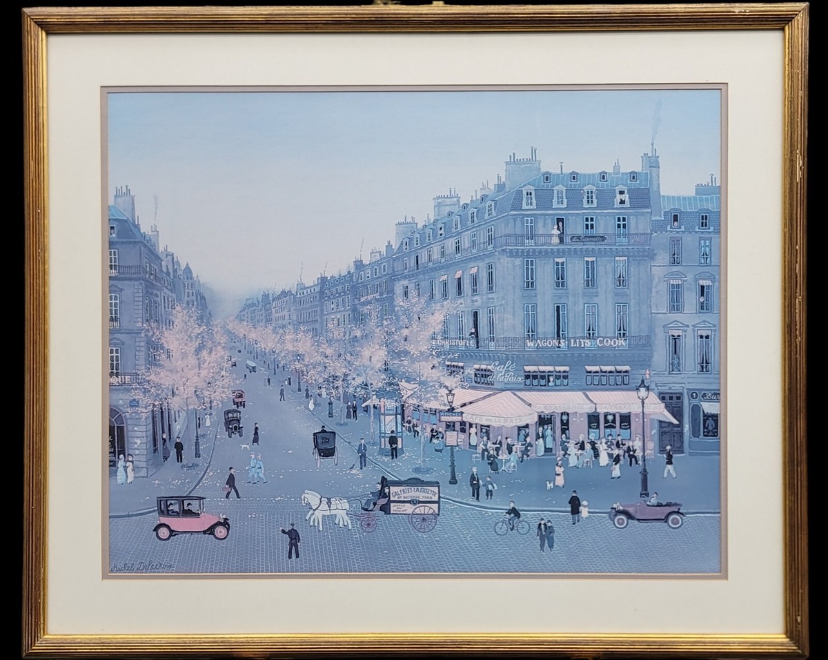 Michel Delacroix Framed Lithograph 