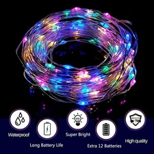 30 PACK Fairy Lights Battery Operated - 7Ft 20 Led Twinkle Lights 3 Modes Bulk M