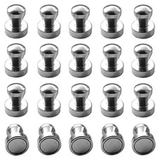 20x Cono Magnetico Magnete Fermacarte Acciaio Ultrastarke Frigo N52 Neodimio