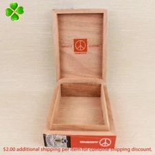 Illusione One Off Corona Gorda Empty Wood Cigar Box 6.5" x 4.5" x 2"