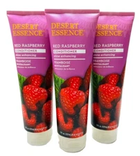 3 desert essence red rasberry conditioner shine enhancing 8oz ea