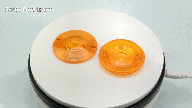 Lente cubierta luz señal de giro ámbar 2x para Harley Touring Electra Glide Road King Foto 4 de 4