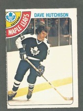 1978-79 O-Pee-Chee OPC Hockey Dave Hutchison #289 Toronto Maple Leafs NM/MT **3