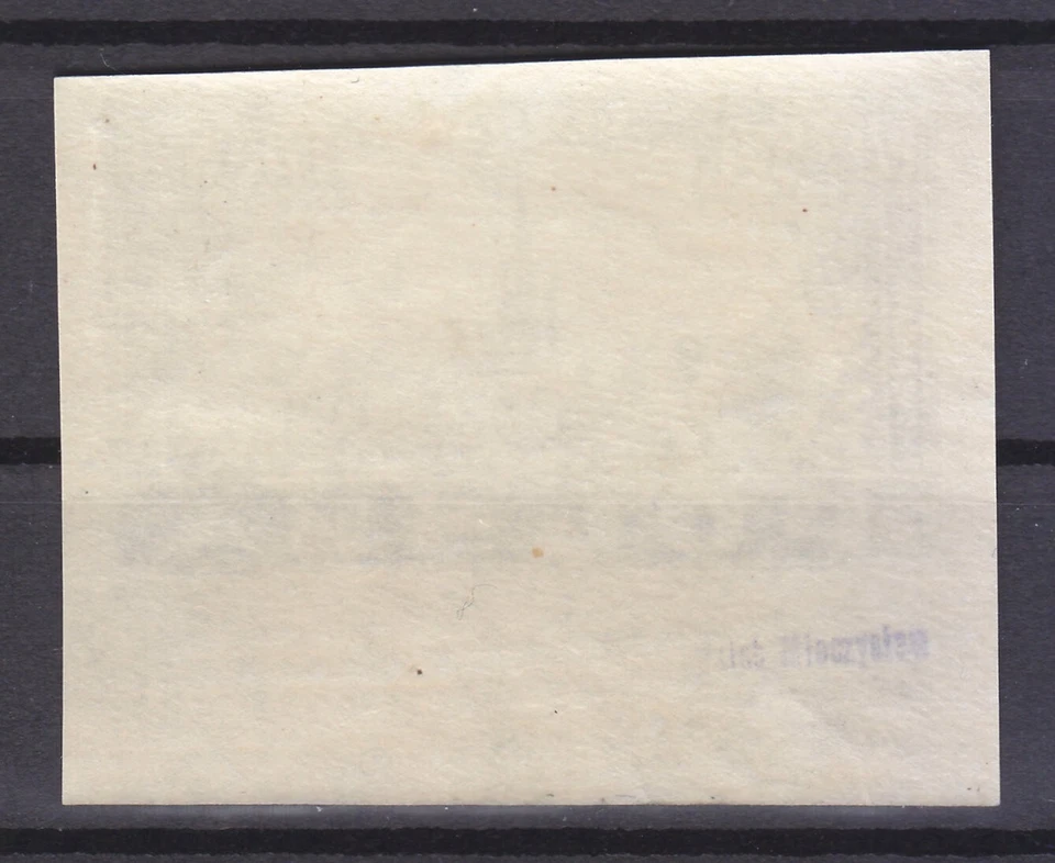 Polônia MNH 1945 Mi 403 U Sc B40 Prefeitura, Poznan ** imperfurado ** - Imagem 2 de 2