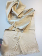 NWT GORGEOUS SHIMMERY SILK ECHO DESIGN SCARF 9 X 60"