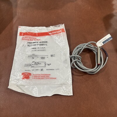 Honeywell Micro Switch 922AA1Y-A4N-L Proximity Sensor #JB-CV-2B