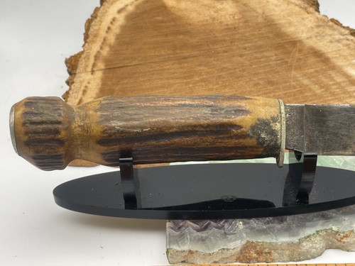 Antique Remington RH 75 Stag Handled Fixed Blade Knife--2036.24 - Picture 5 of 9