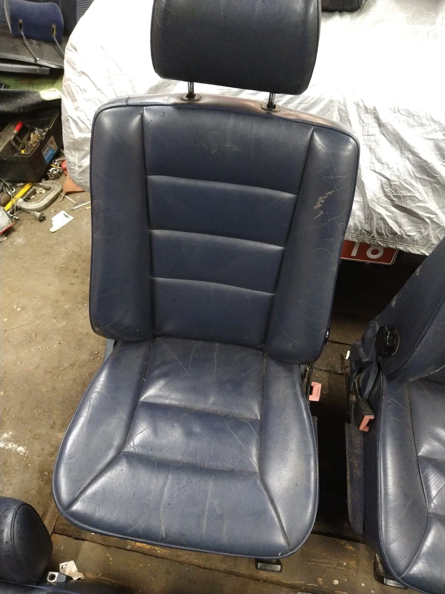 Mercedes W124 T modell sitbezug t rverkleidung satz LEDER BLAU