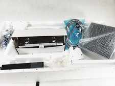 Lot of 2 Sets 8  Shower Faucet Brushed Nickel Rain Shower Head w/ Mixer Valve