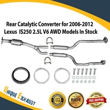 Rear Catalytic Converter For 2006-2012 Lexus Is250 2.5l V6 Awd Models In Stock Rear Catalytic Converter For 2006-2012 Lexus Is250 2.5l V6 Awd Models In Stock