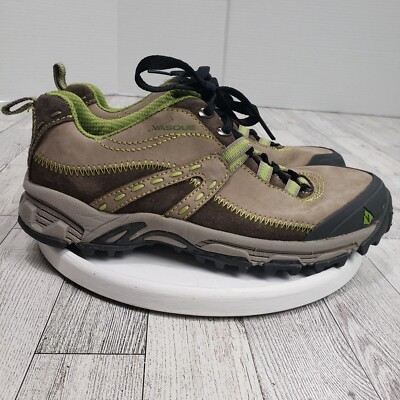 Vasque Hiking Shoes Womens US 7.5M 7043 Jule Lime Brown Sneakers *NO Insoles